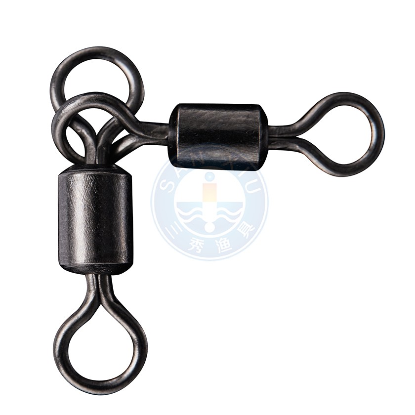 Double color rolling swivel fishing tackle accessories