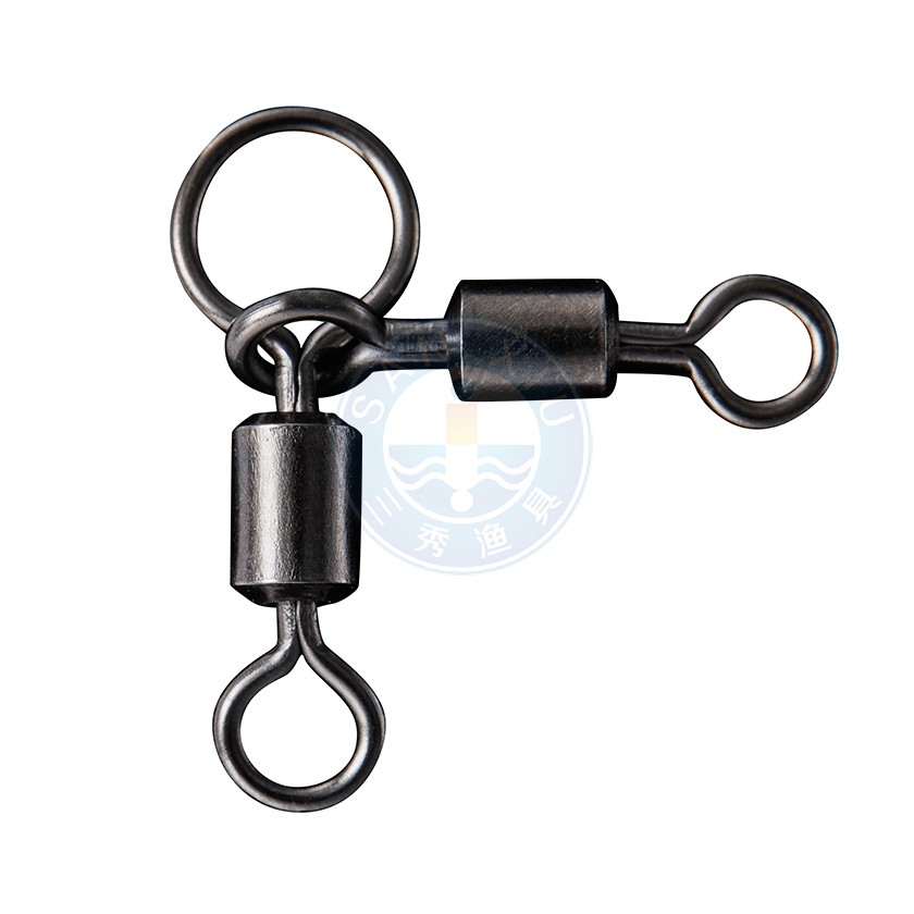 Double color rolling swivel fishing tackle accessories